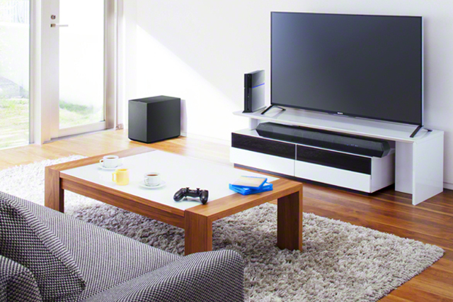 7.1chサラウンドを省スペースで実現できるサウンドバー「HT-ST5