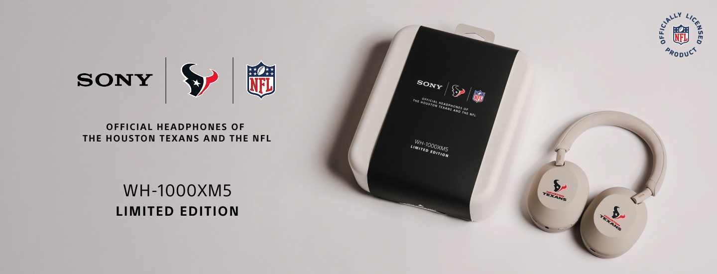 ソニーアメリカ、NFL ヒューストン・テキサンズ限定モデル「WH-1000XM5