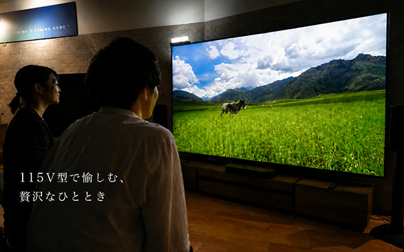 BRAVIA 9 II 115V型 BRAVIA Theatre Trio 視聴イベント ソニーストア 銀座