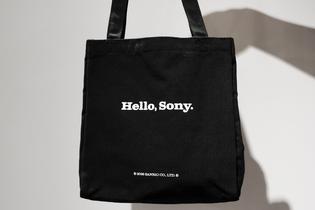 WH-CH730N ハローキティ コラボレーションモデル トートバッグ Hello, Sony.