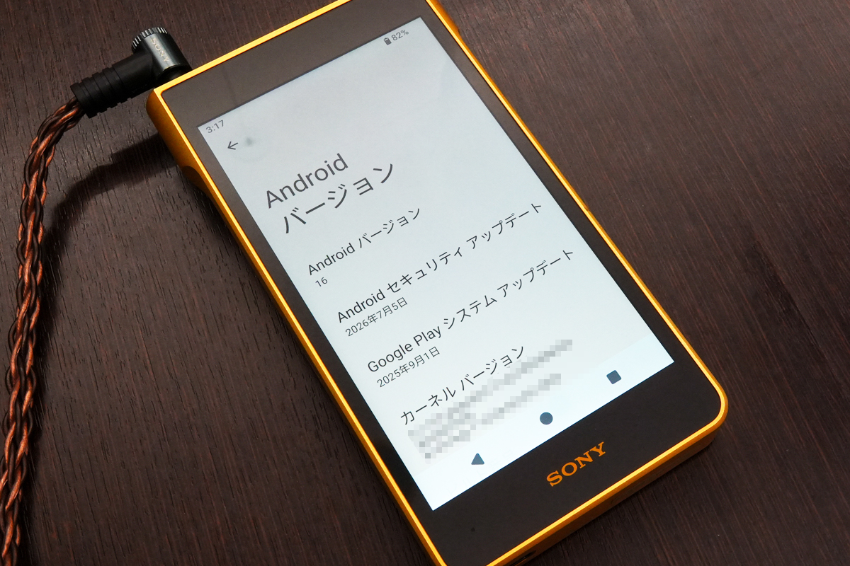 ウォークマン Signature Series「NW-WM1ZM3」
