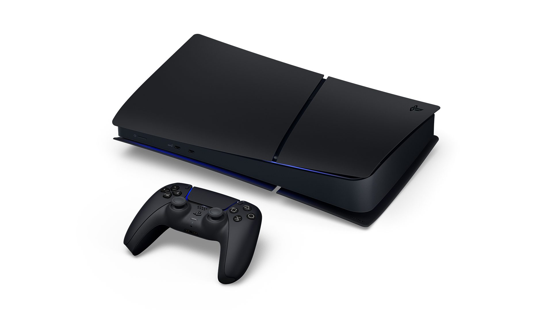 PlayStation 5 デジタル・エディション ミッドナイト ブラック 日本語専用 CFI-2200B02S 横置き