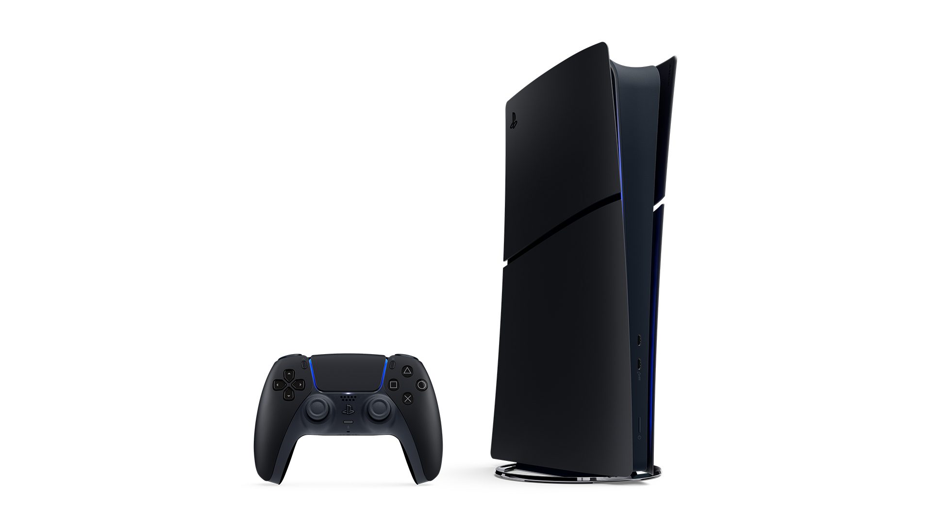 PlayStation 5 デジタル・エディション ミッドナイト ブラック 日本語専用 CFI-2200B02S 縦置き