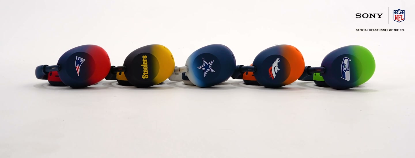 WH-1000XM6 NFL チームモデル ペイトリオッツ スティーラーズ カウボーイズ ブロンコス シーホークス