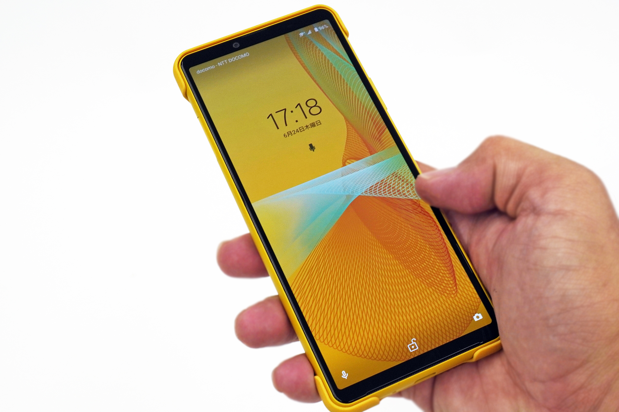 ドコモオンラインショップ限定のイエローカラーの「Xperia 10